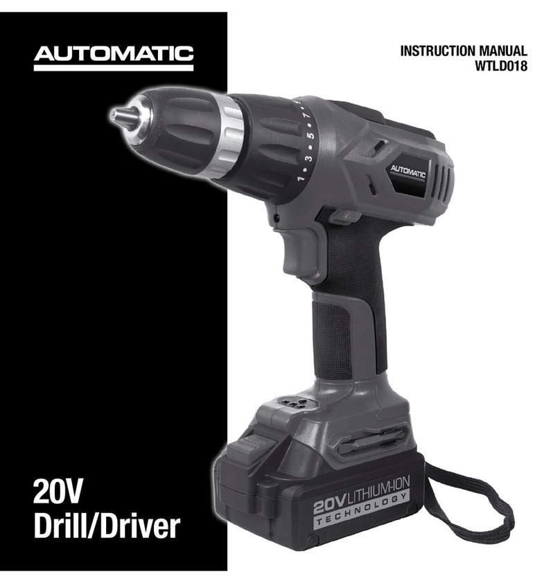 Automatic WTLD018 instruction manual