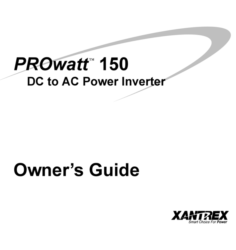 Xantrex PROwatt 150 owner's guide