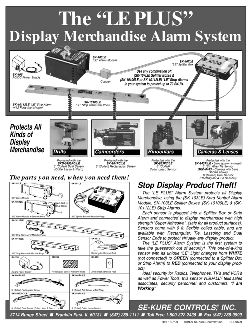 Se-Kure Controls LE PLUS User manual