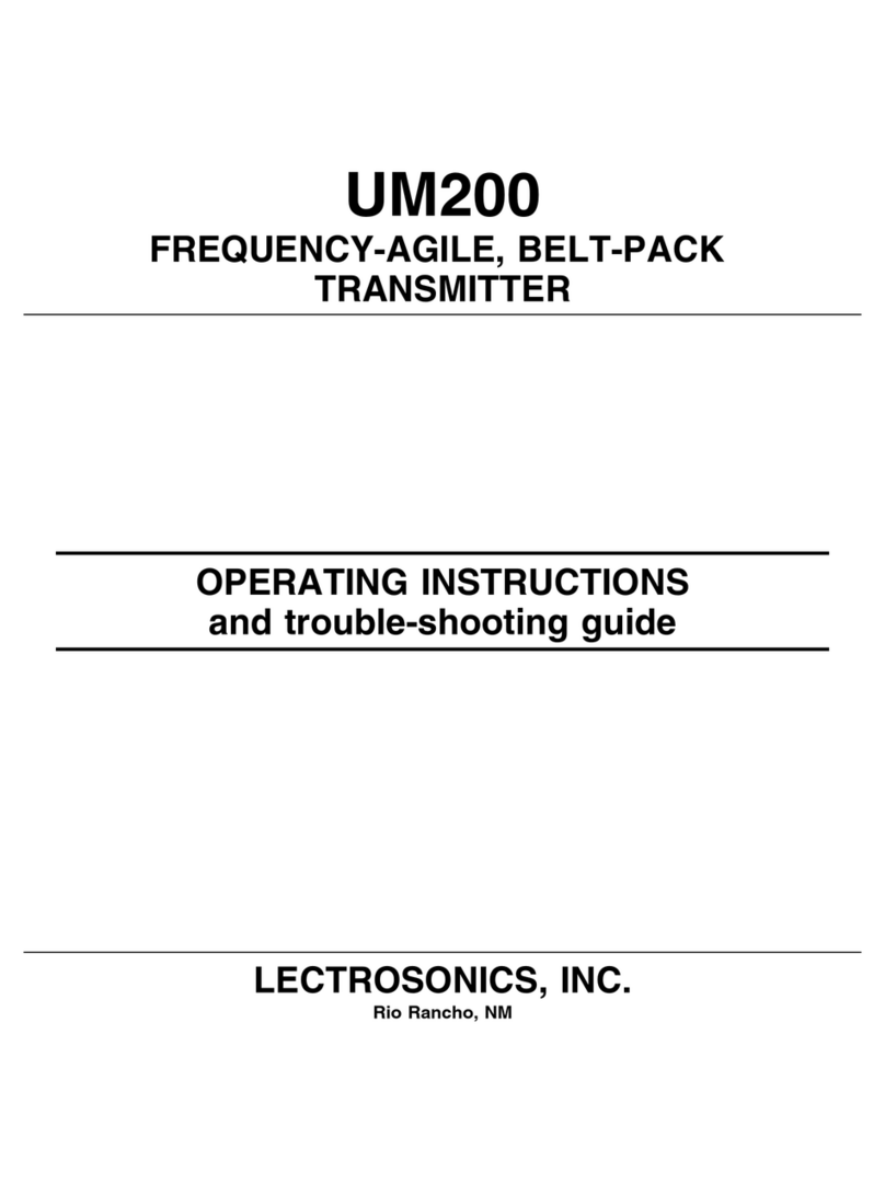 Lectrosonics UM200 User manual