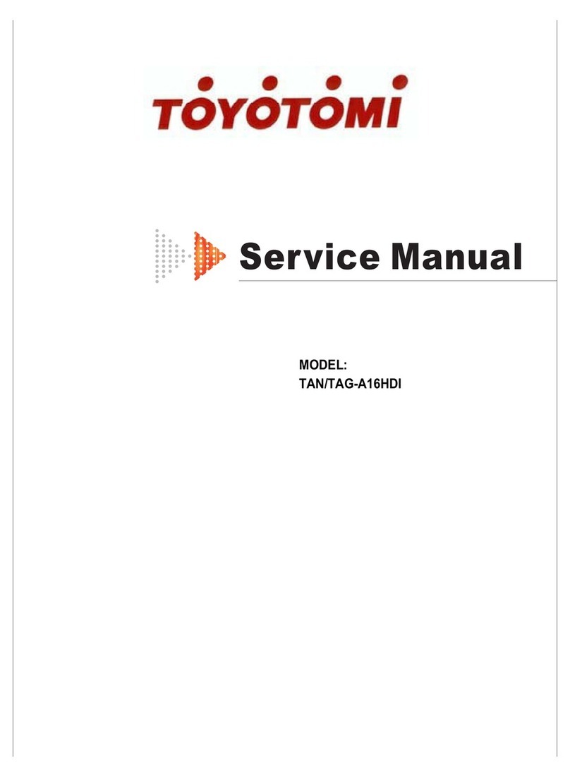 Toyotomi TAG-A16 HDI User manual Toyotomi TAG-A16 HDI User manual