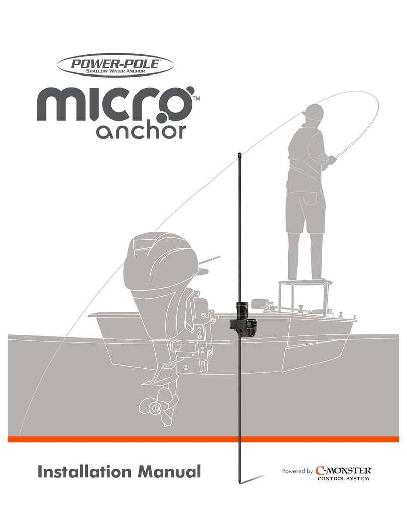 Power-Pole micro anchor installation manual