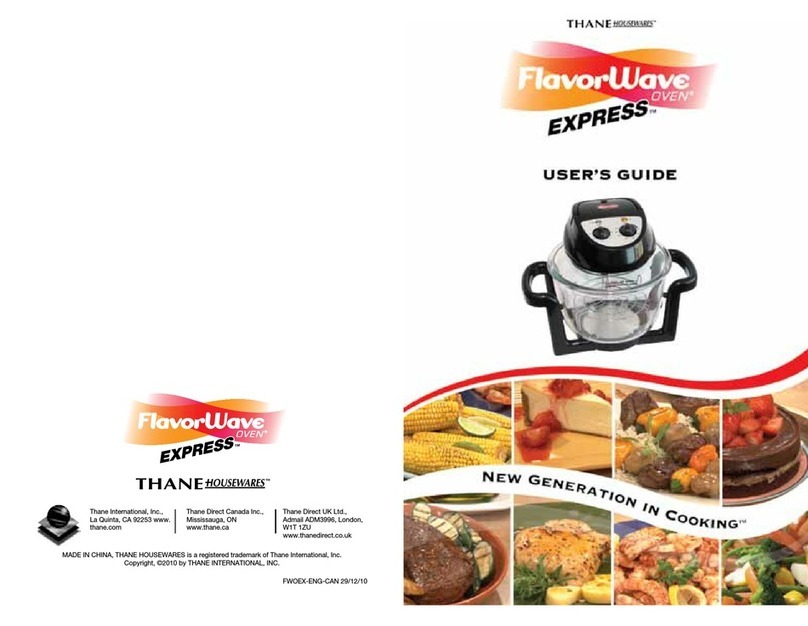 Thane International FLAVORWAVE OVEN EXPRESS user guide