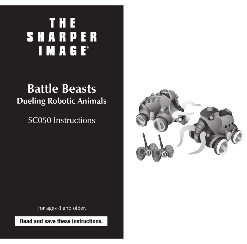 Sharper Image SC050 Battle Beasts User manual