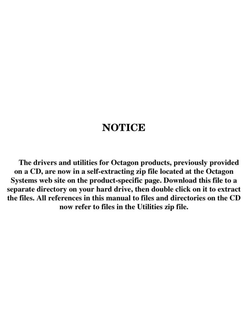 Octagon 5420 user manual