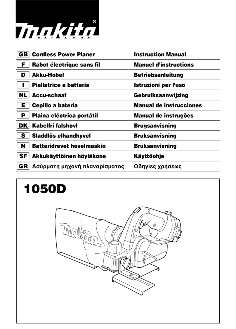 Makita 1050D instruction manual