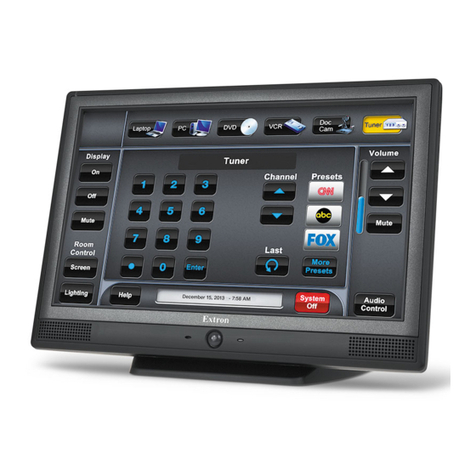 Extron electronics TLP Pro 1020T User manual