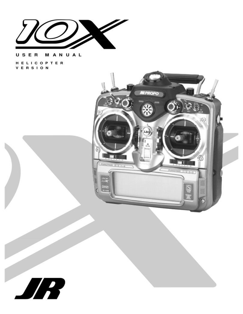 JR 10X HELICOPTER VERSION User manual