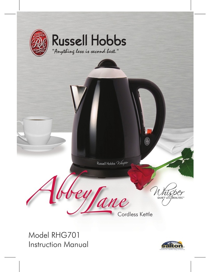 Russell Hobbs Whisper RHG701 User manual
