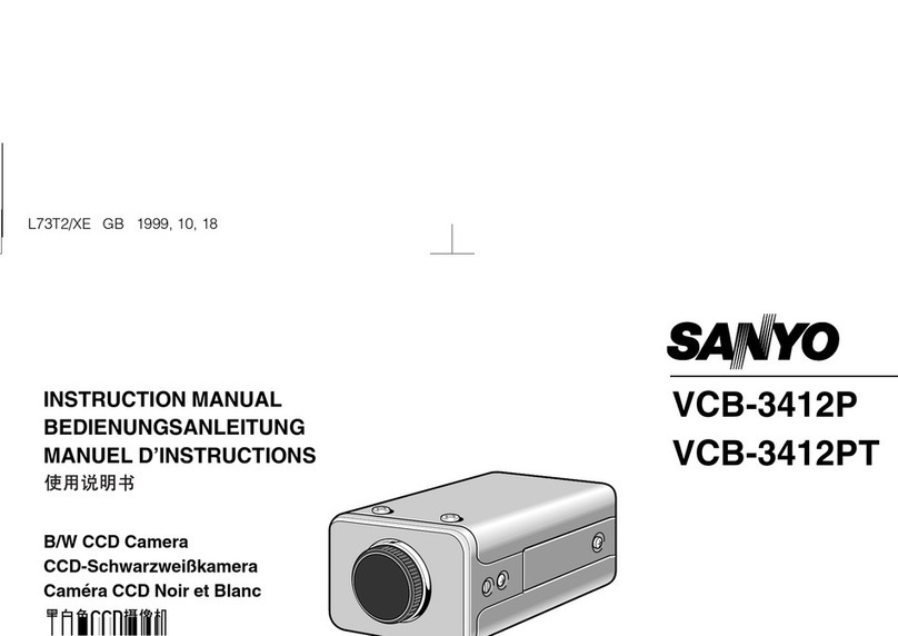 Sanyo VCB-3412P User manual
