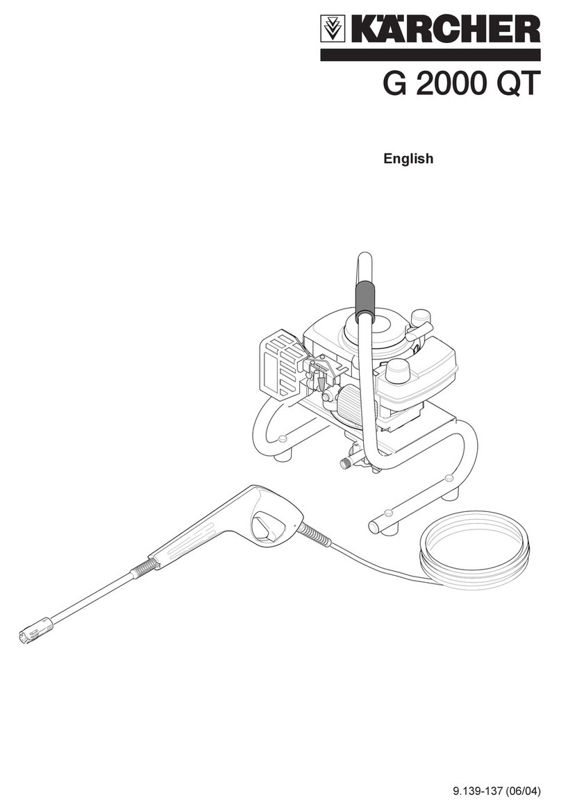 Kärcher G 2000 QT User manual Kärcher G 2000 QT User manual