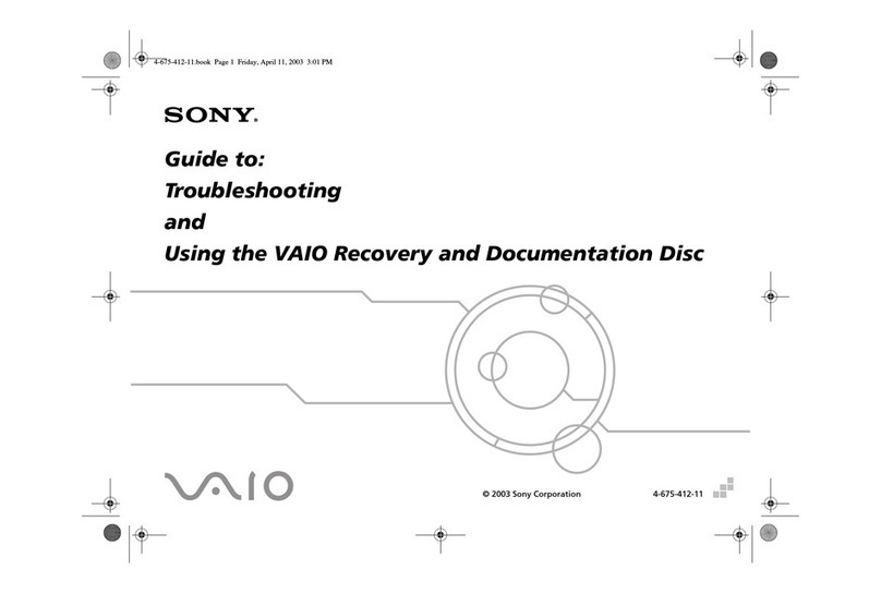 Sony VAIO Digital Studio computer User manual