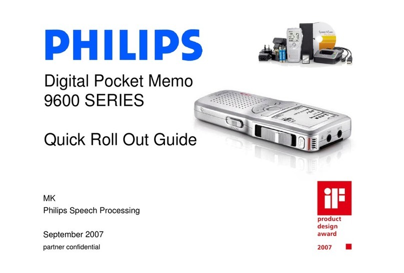 Philips 9600 SERIES quick start guide