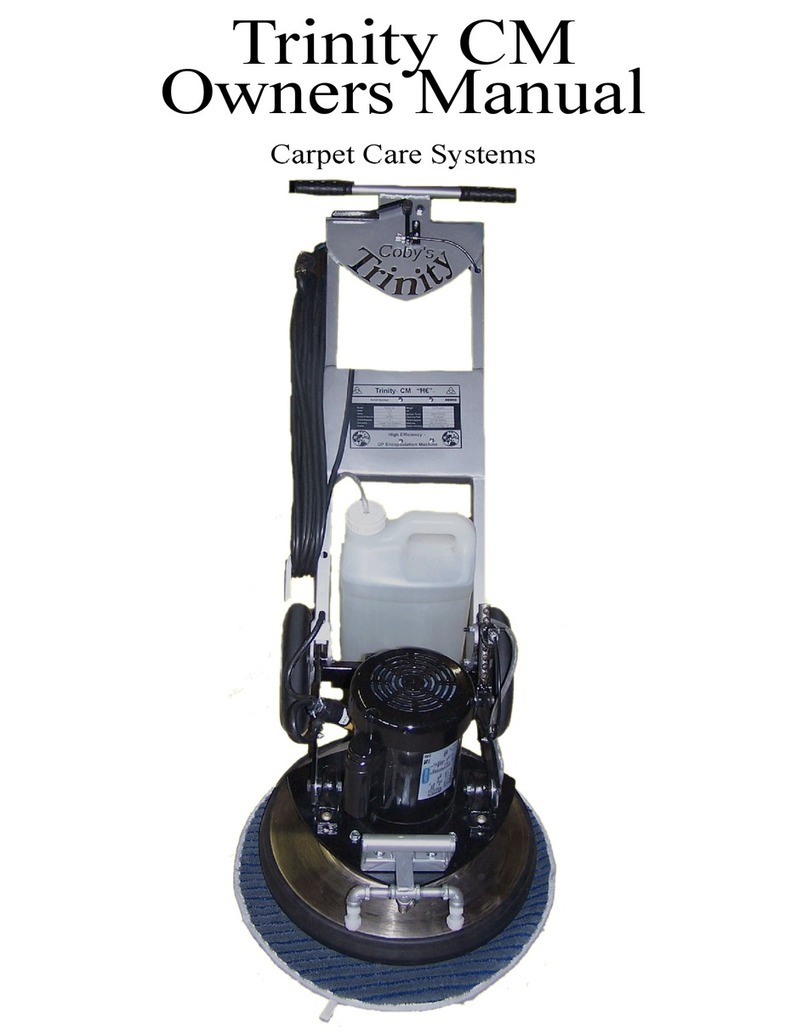 Carpet Care Systems Trinity OP owner's manual