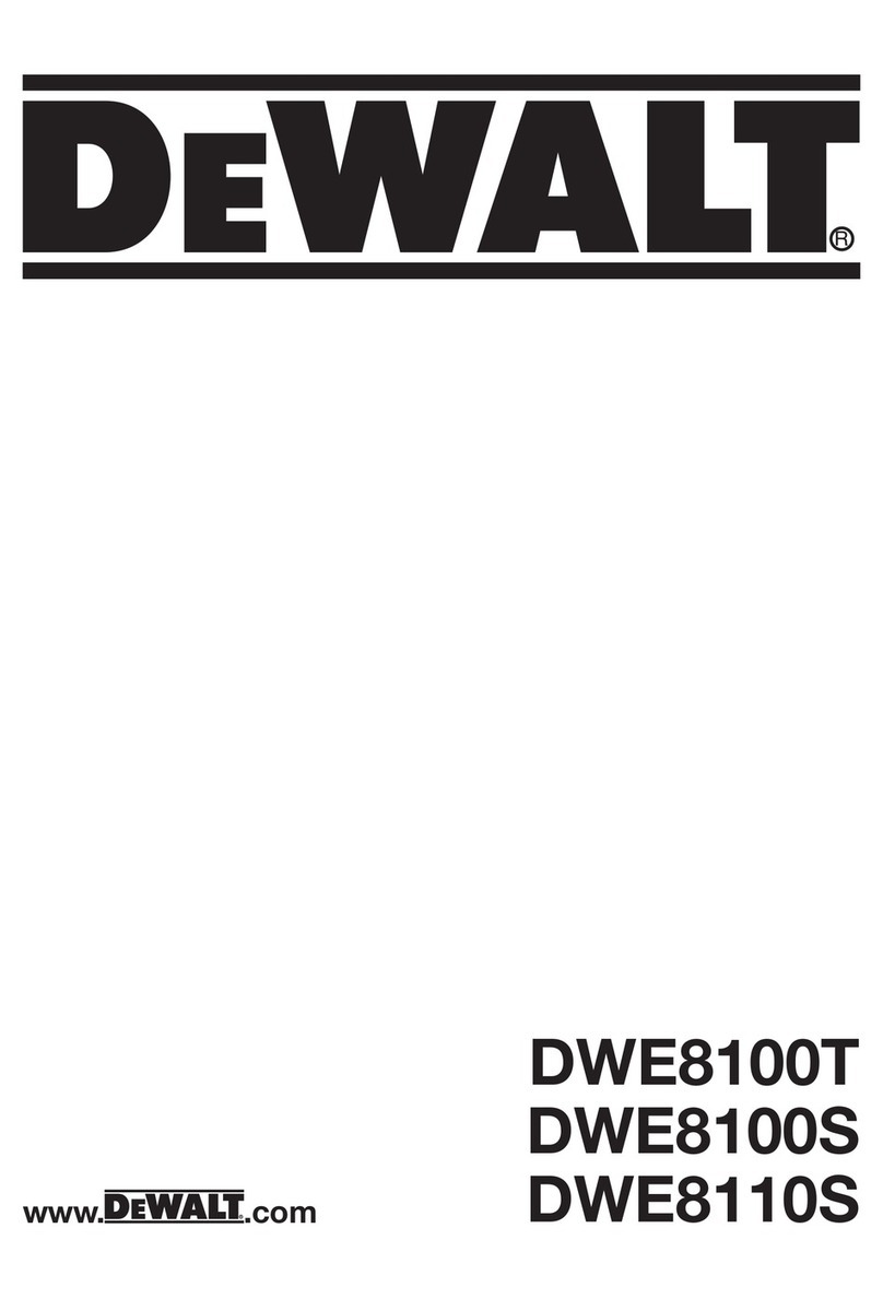 DeWalt DWE8100S User manual