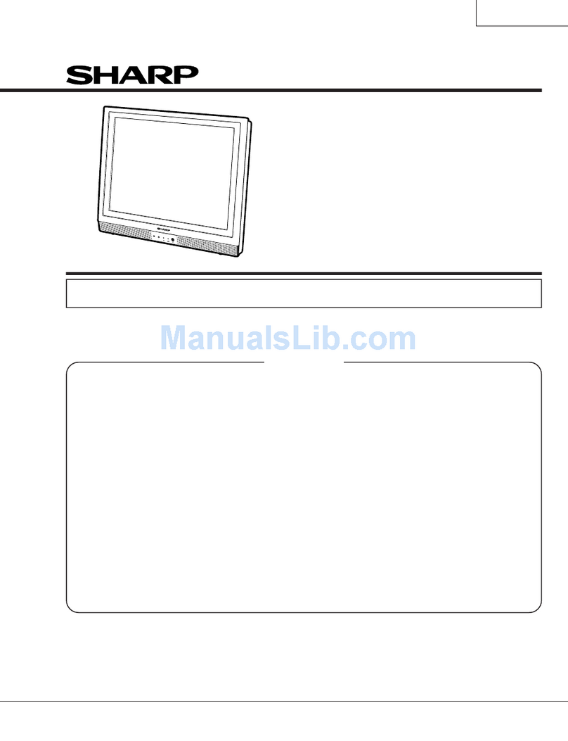 Sharp AQUOS LC-20S1E User manual