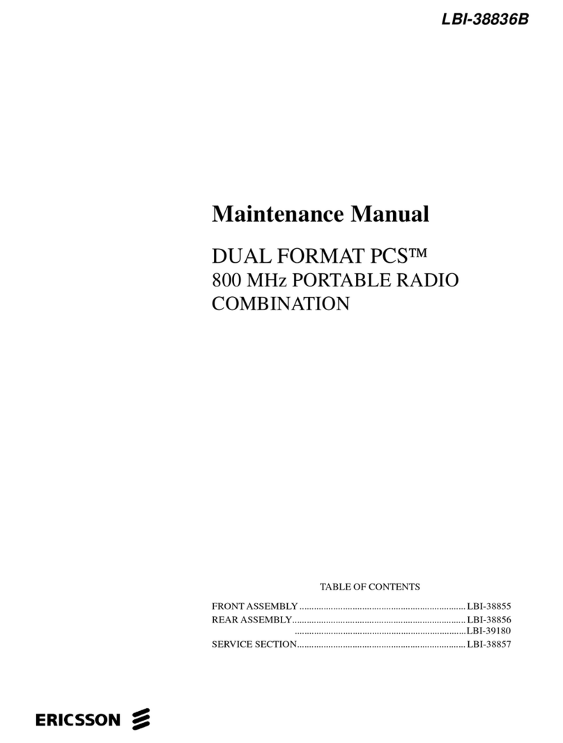 Ericsson LBI-38836B Maintenance manual