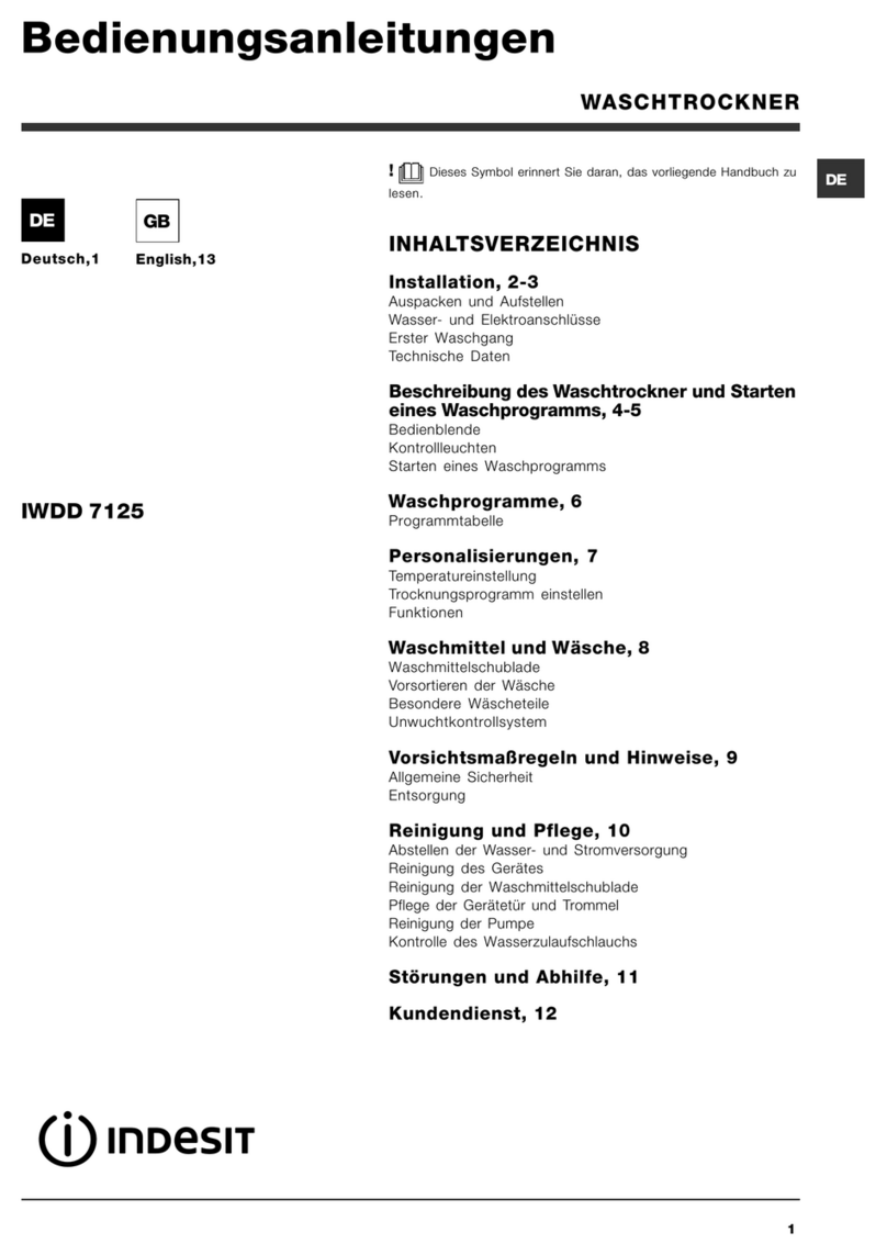 Indesit IWDD 7125 User manual