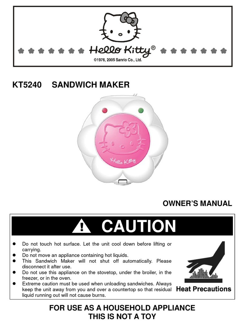 Hello Kitty KT5240 owner's manual