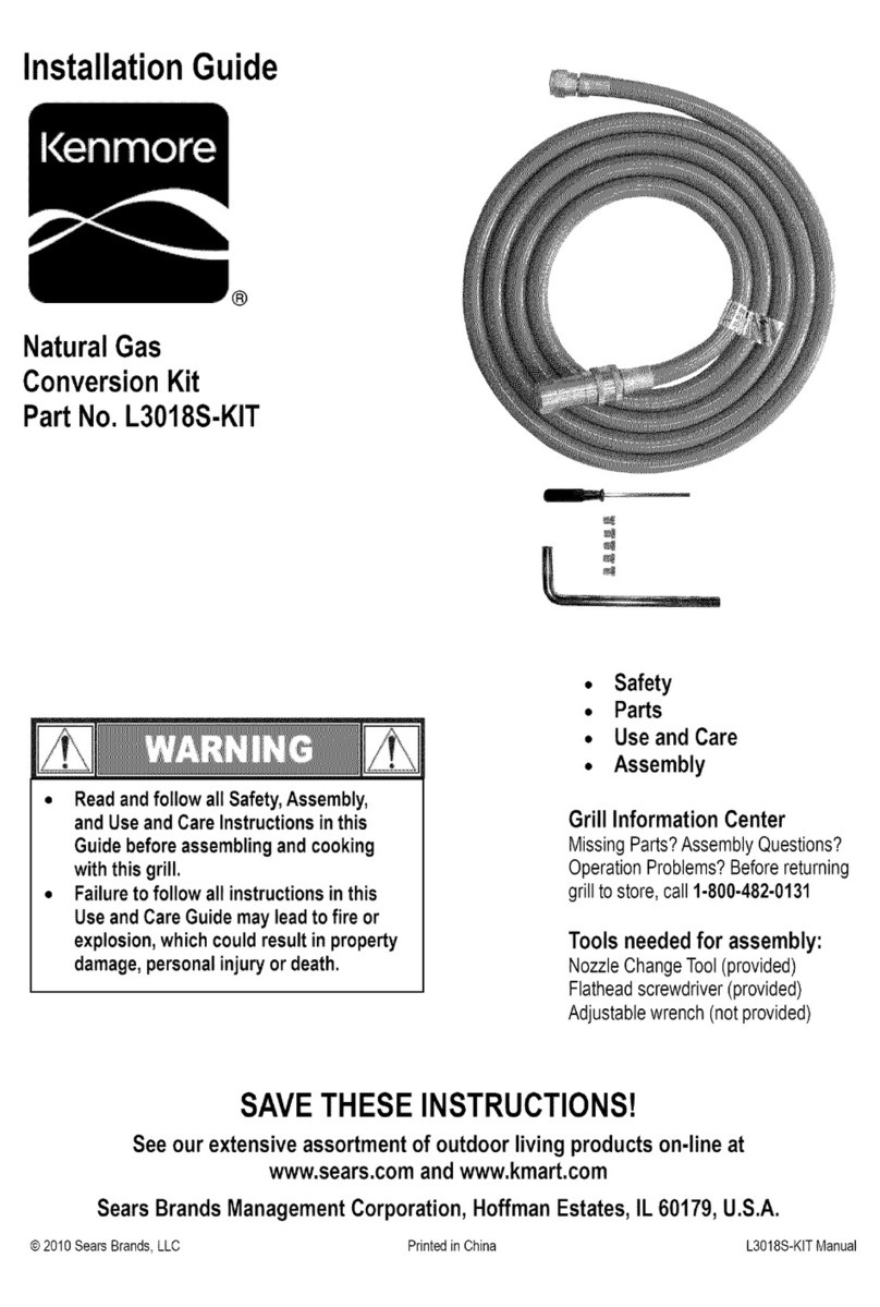 Kenmore L30118S-KIT installation guide