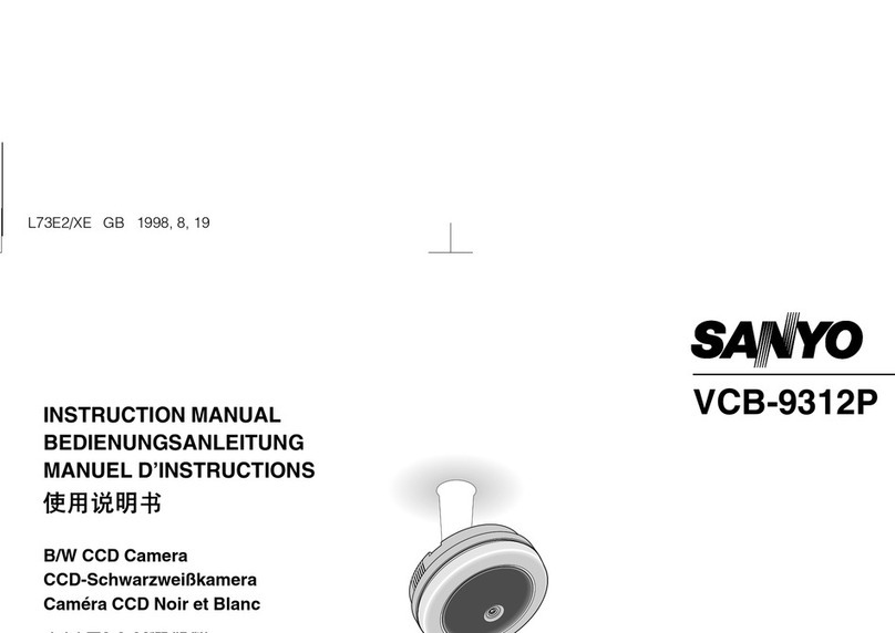 Sanyo VCB-9312P User manual