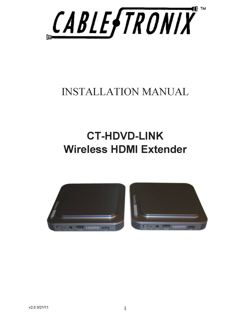 Cable-Tronix CT-HDVD-LINK installation manual