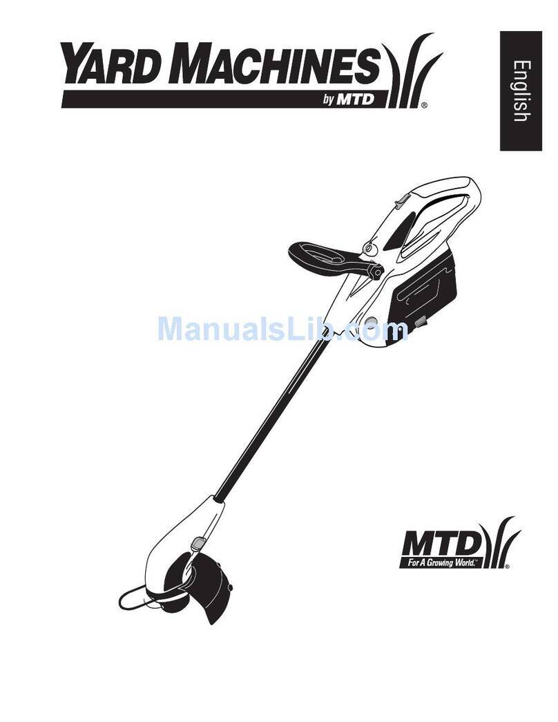 Yard Machines MTD599 Operator's manual