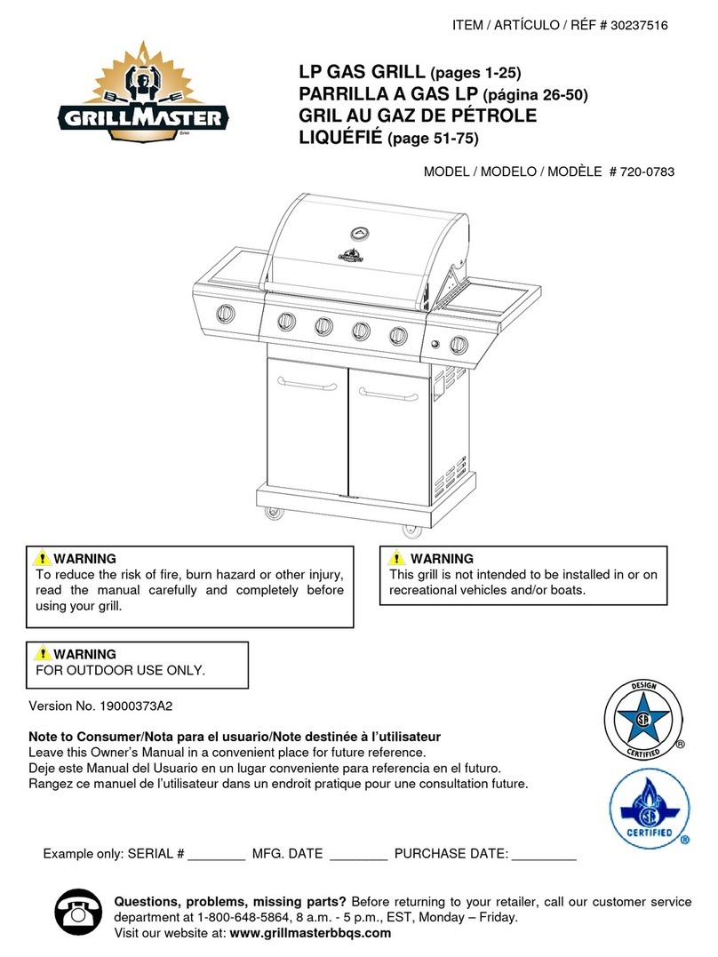 GrillMaster 720-0783 user guide