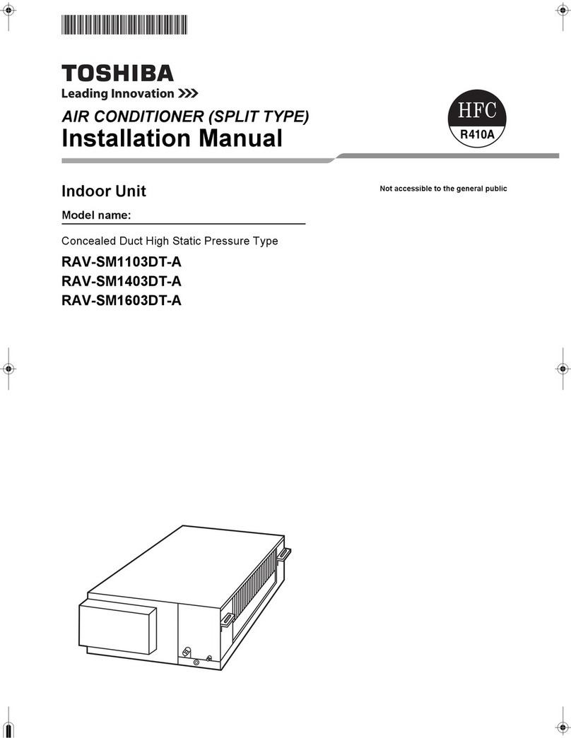 Toshiba RAV-SM1103DT-A User manual