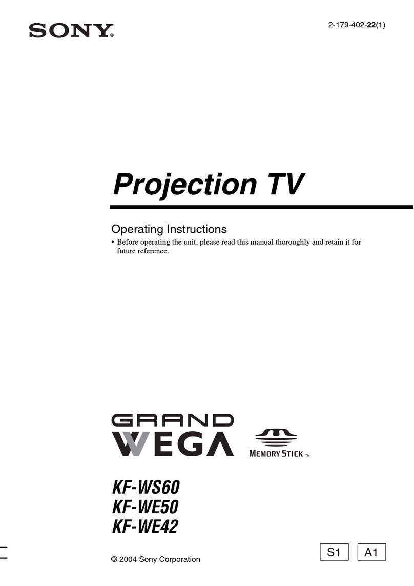 Sony KF-WS60 User manual