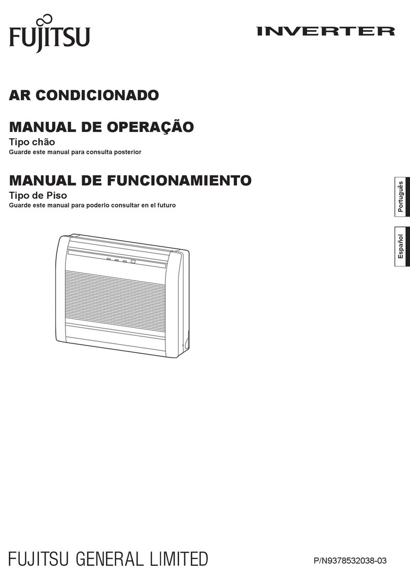 Fujitsu Inverter User manual