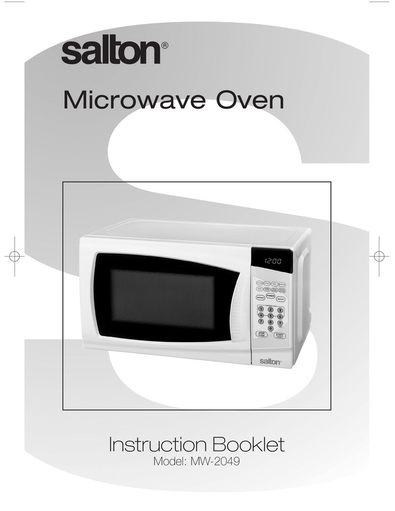 Salton MW-2049 Instruction booklet