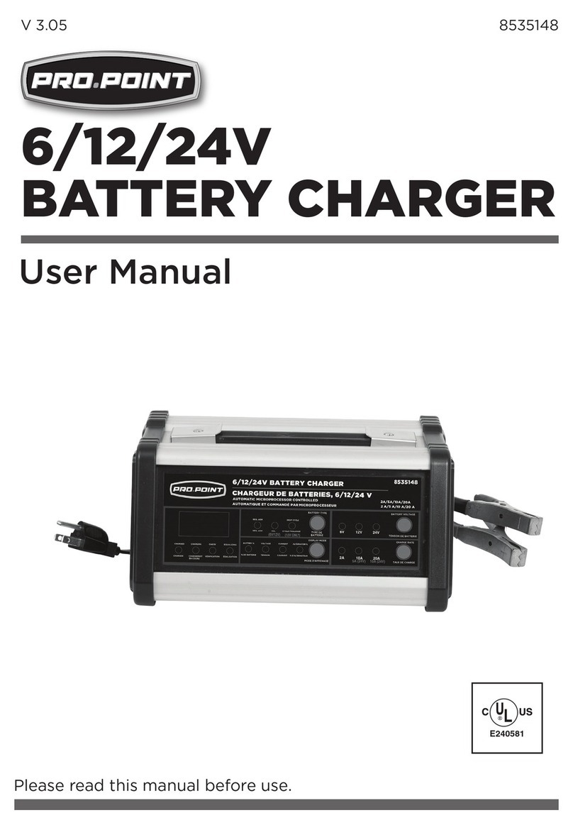 PROPOINT BATTERY CHARGER user manual
