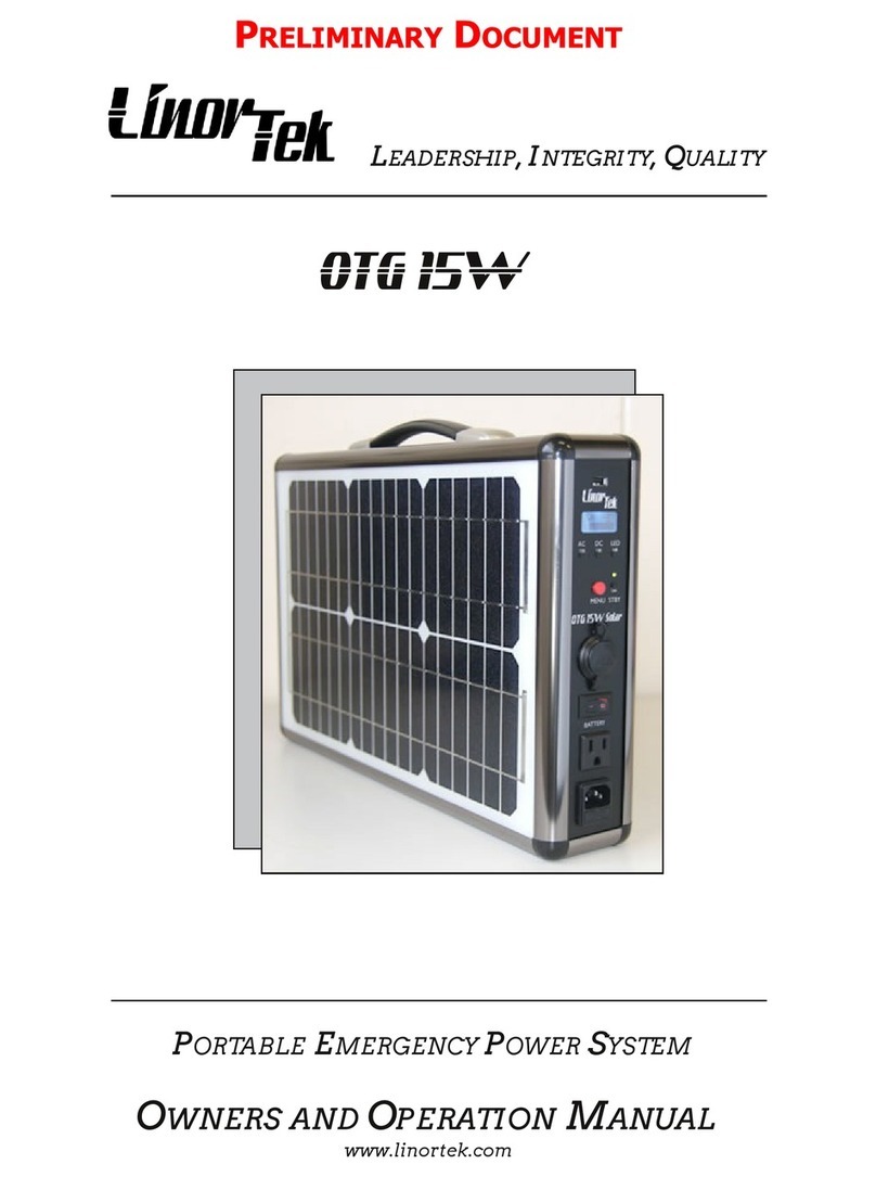 Linortek OTG 15W Owners and operation manual