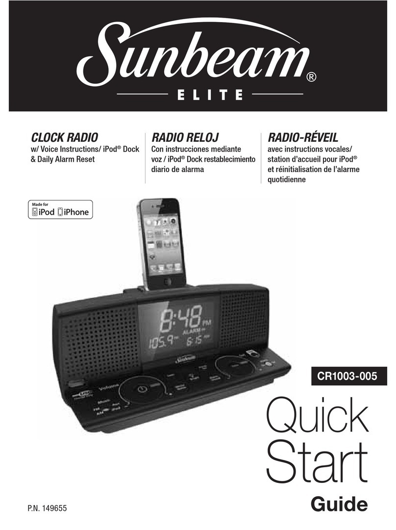 Sunbeam Elite CR1003-005 User manual