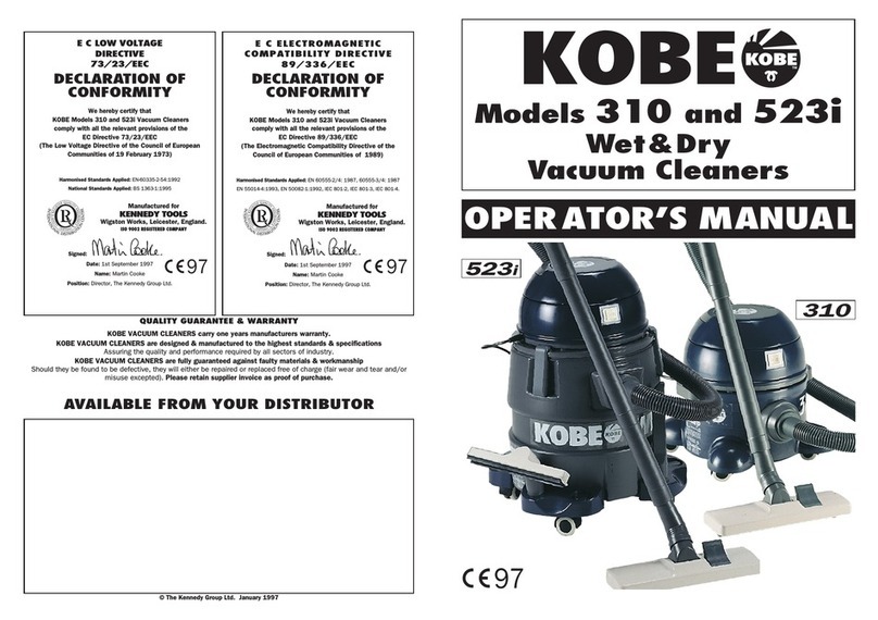 KOBE 310 Operator's manual KOBE 310 Operator's manual