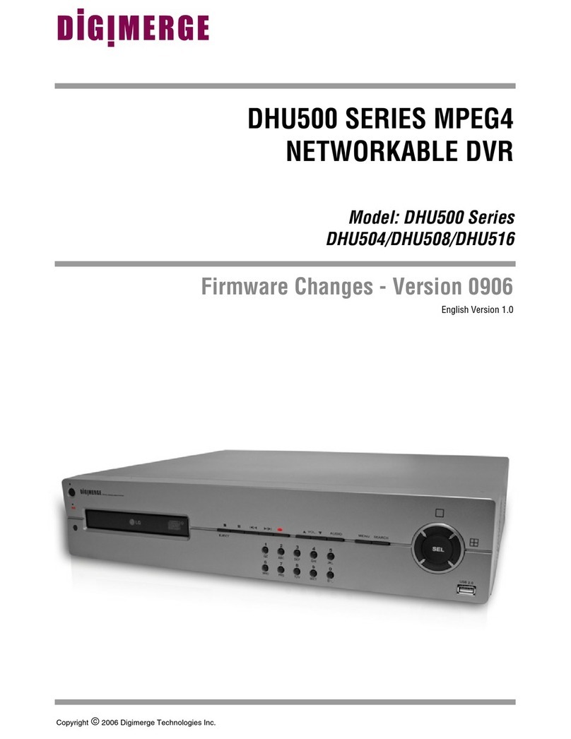 Digimerge DHU500 User manual