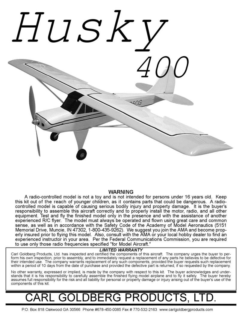 Carl Goldberg Products Husky 400 User manual