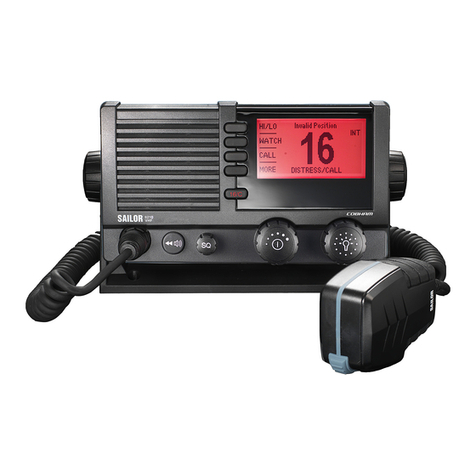 Sailor 6215 VHF DSC User & installation manual