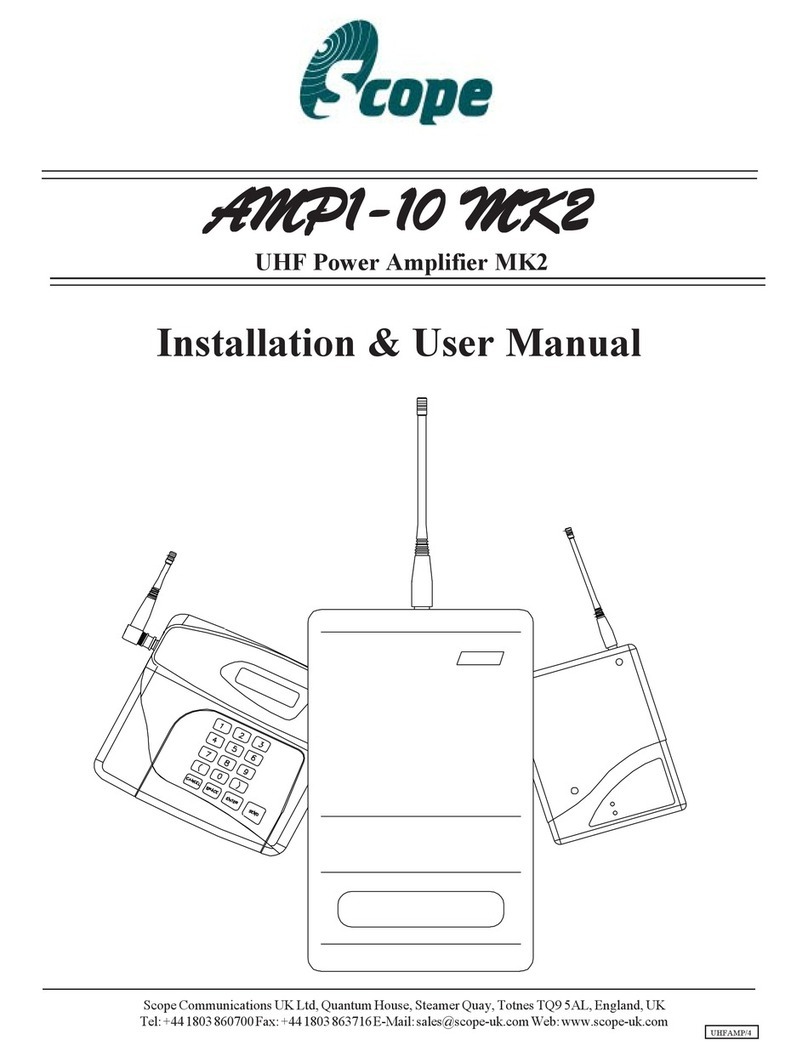 scope AMP1-10 MK2 Installation & user manual