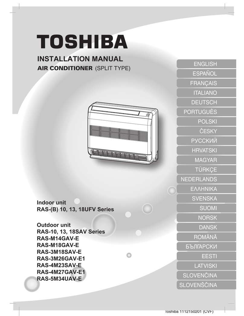 Toshiba RAS-M14GAV-E User manual Toshiba RAS-M14GAV-E User manual