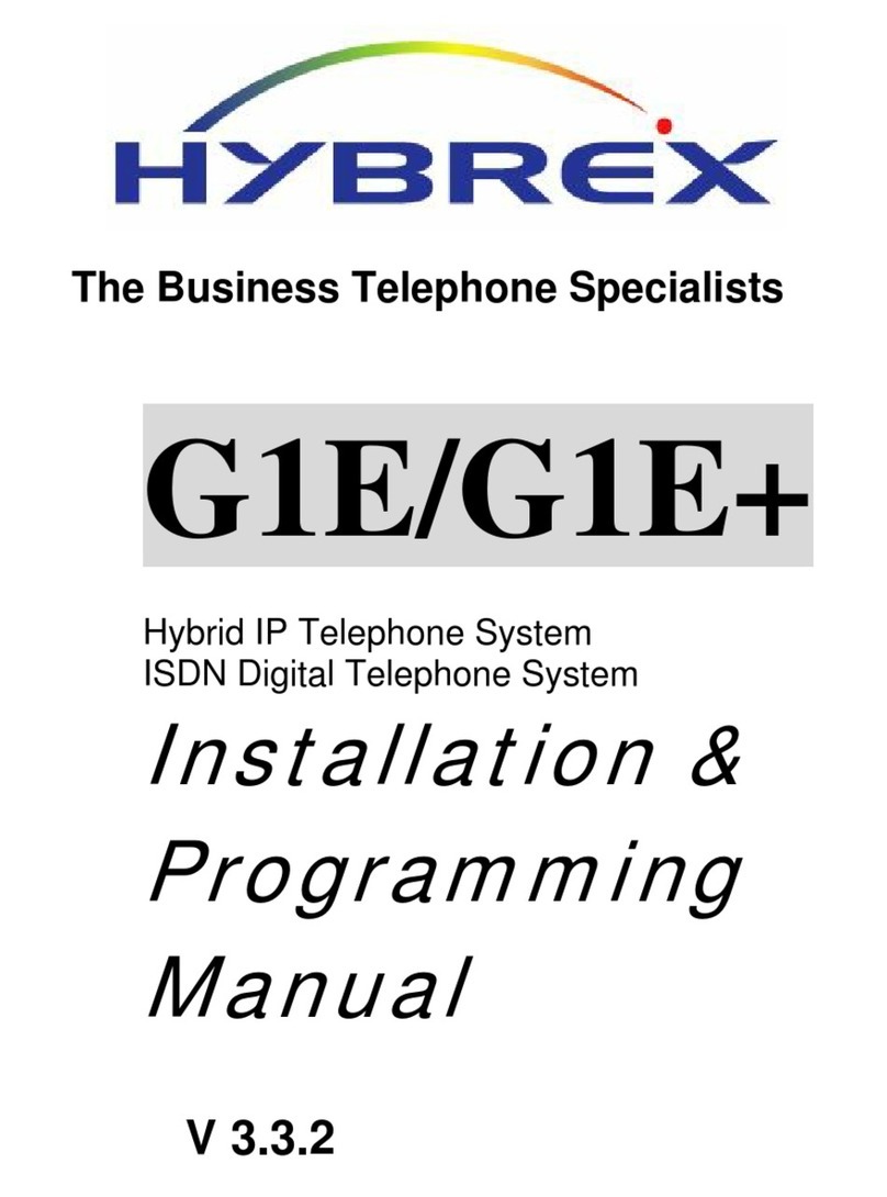 HYBREX G1E Installation & programming manual