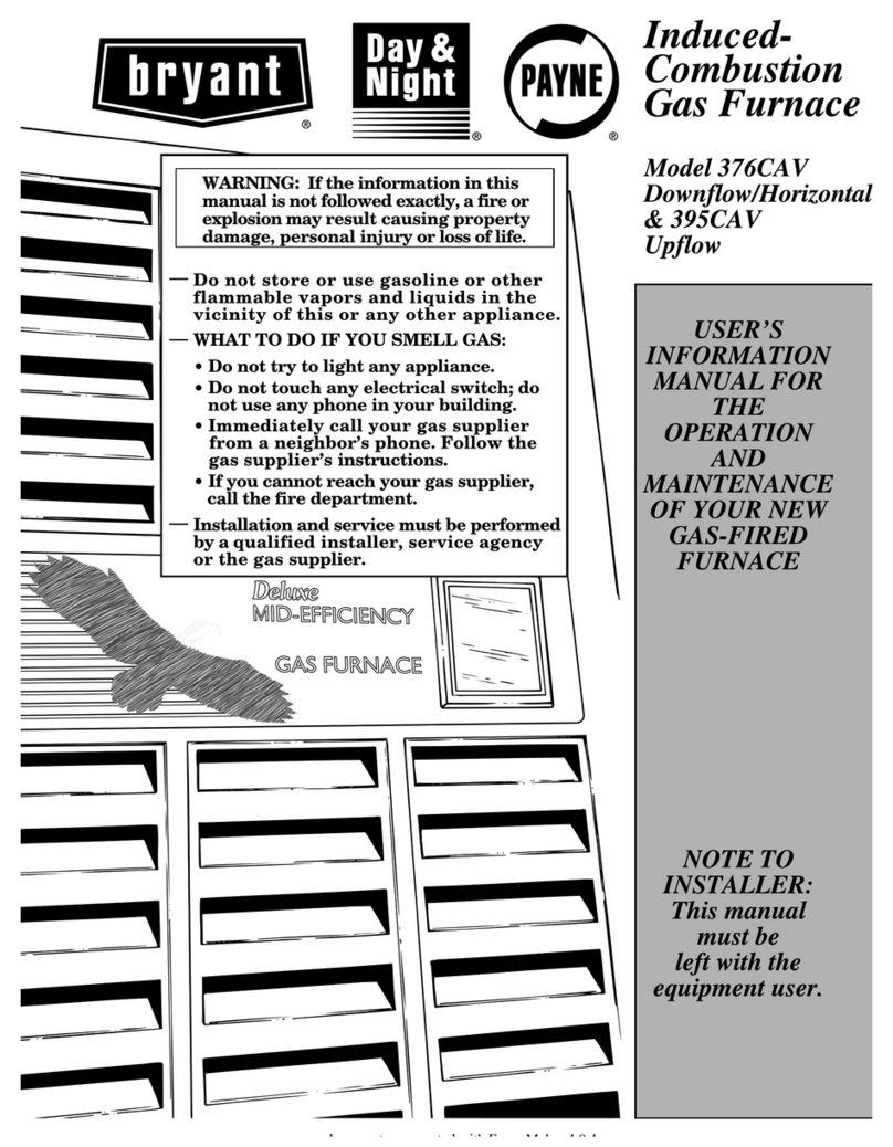 Bryant 376CAV Information manual