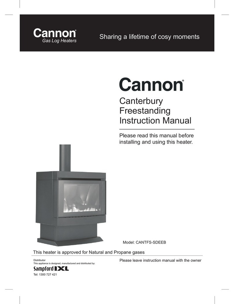 Cannon CANTERBURY instruction manual