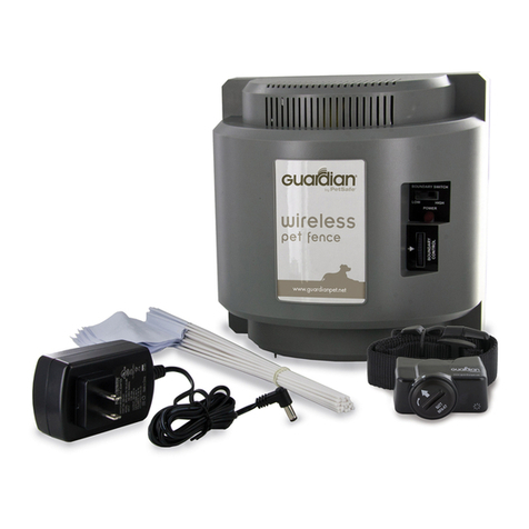 Guardian Wireless Pet Containment System Operating and training guide