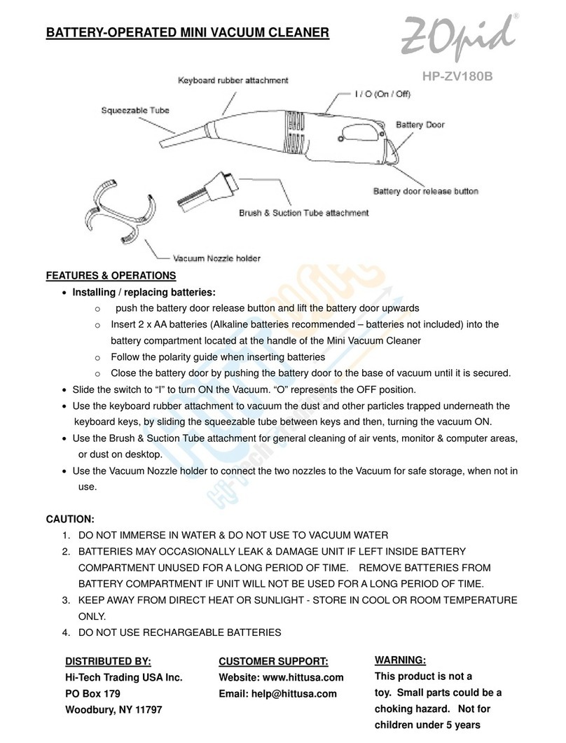 ZOpid HP-ZV180B manual