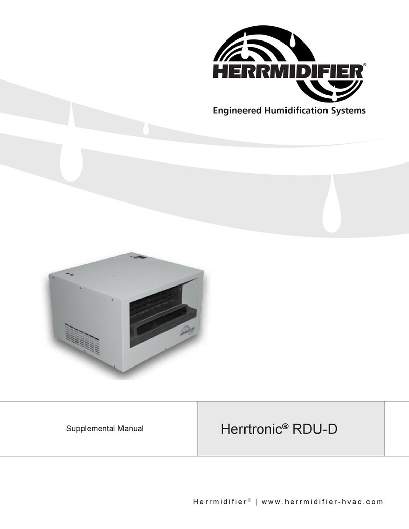 Herrmidifier Herrtronic RDU-D Supplemental manual