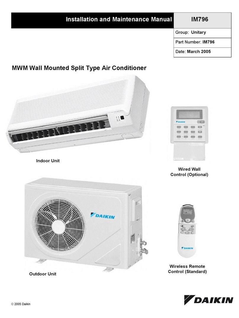 Daikin IM796 Manual Daikin IM796 Manual