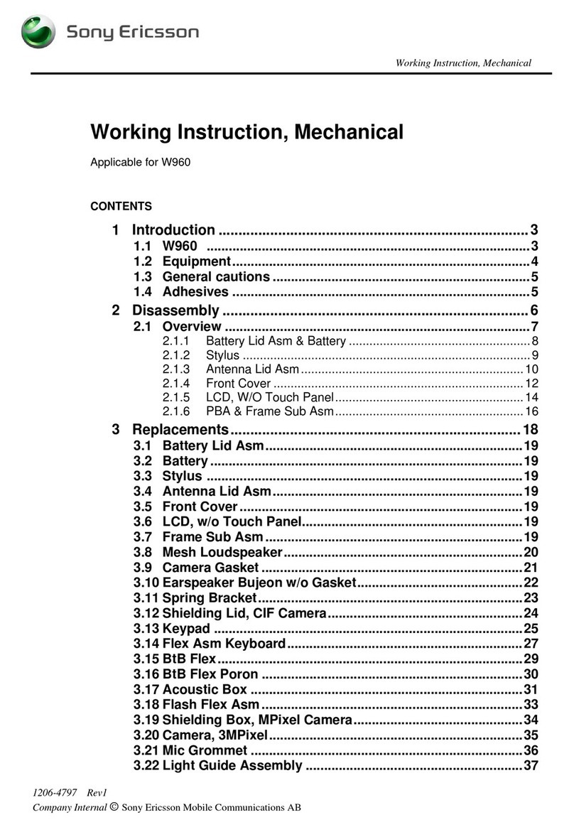 Sony Ericsson W960 User manual