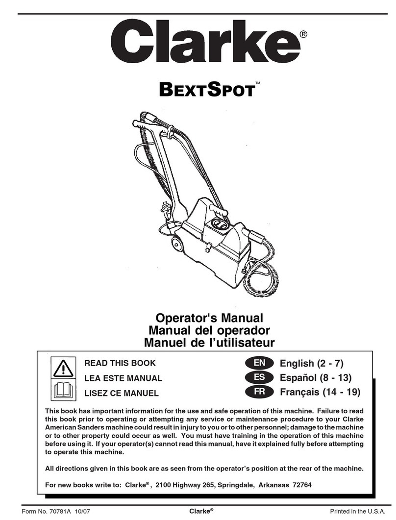 Clarke BextSpot User manual